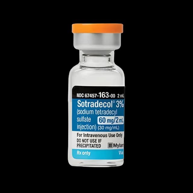 Sotradecol® Sodium Tetradecyl Sulfate 3% Injection Vial 2 mL - 1016350