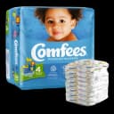 Unisex Baby Diaper Comfees® Size 4 Disposable Moderate Absorbency - 41540
