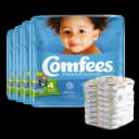 Unisex Baby Diaper Comfees® Size 4 Disposable Moderate Absorbency - 41540