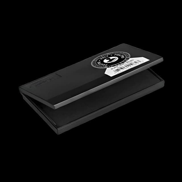 Pre-Inked Felt Stamp Pad, 6.25" x 3.25", Black