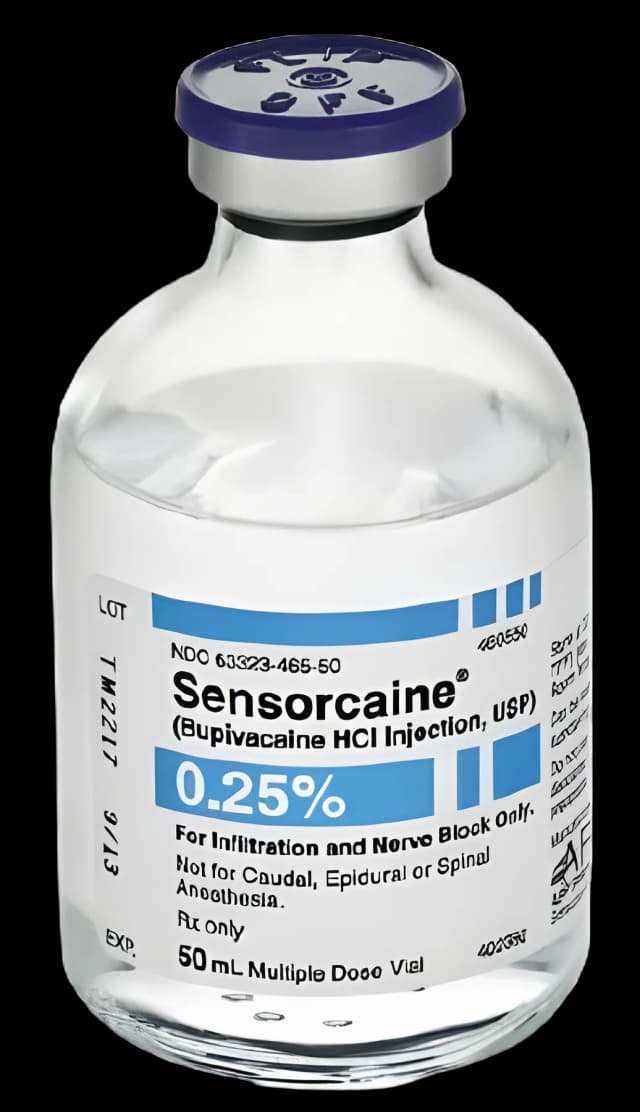Sensorcaine® Bupivacaine HCl 0.25%, 2.5 mg / mL Injection Multiple-Dose Vial 50 mL - 63323046557