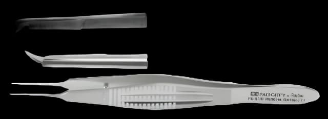 Suture Forceps Padgett® Castroviejo 4-1/4 Inch Length Surgical Grade Stainless Steel NonSterile NonLocking Wide Thumb Handle Straight Delicate, 0.3 mm Tips with 1 X 2 Teeth and Tying Platform