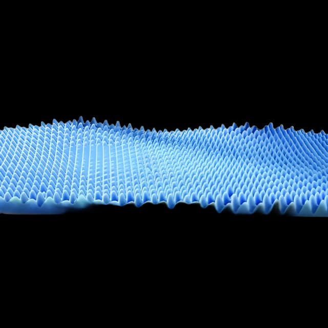 Mattress Overlay Convoluted Foam 72 L X 33 W X 3 H Inch For Mattresses