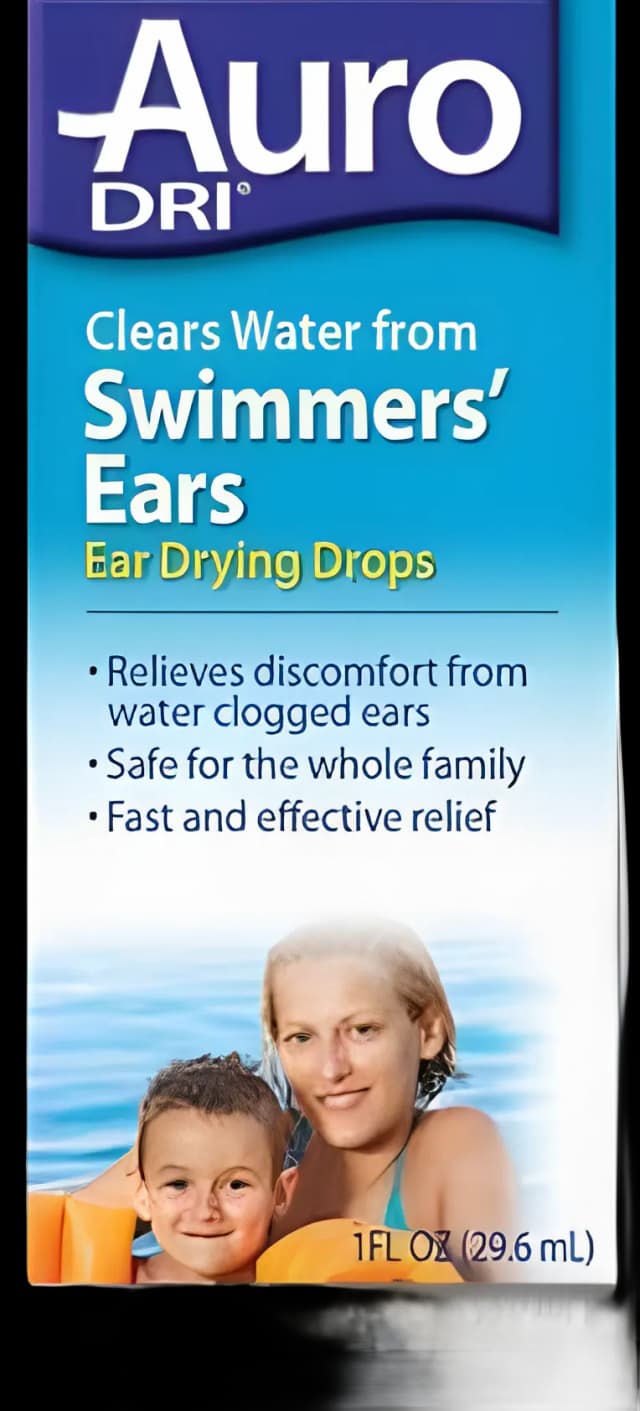 Ear Drying Aid Auro-Dri® 1 oz. Otic Drops 95% Strength Isopropyl Alcohol