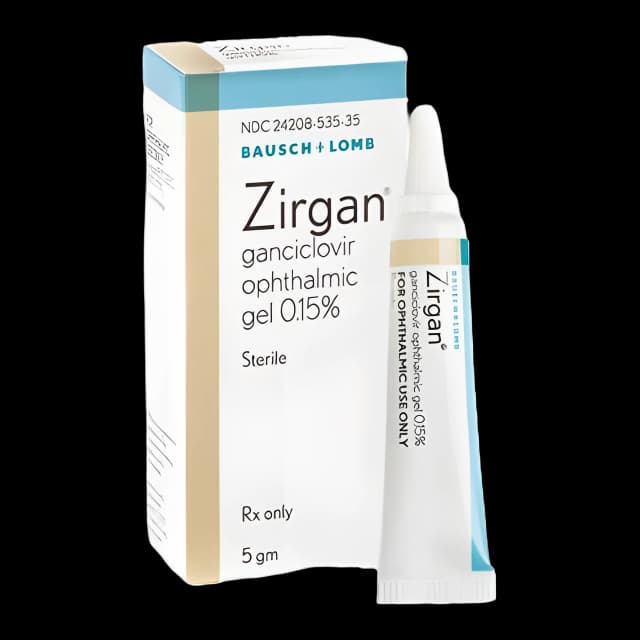 Zirgan Ganciclovir Gel 0.15% for Viral Eye Infections