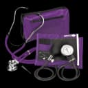 Reusable Aneroid / Stethoscope Set Veridian 27.9 to 41.6 cm Adult Cuff Dual Head General Exam Stethoscope - 02-12611