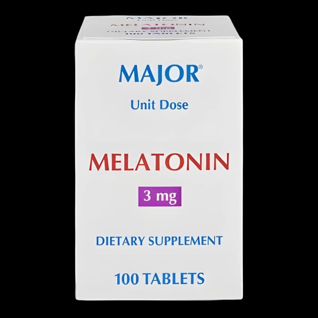 Major Pharmaceuticals 3mg Natural Sleep Aid Tablets