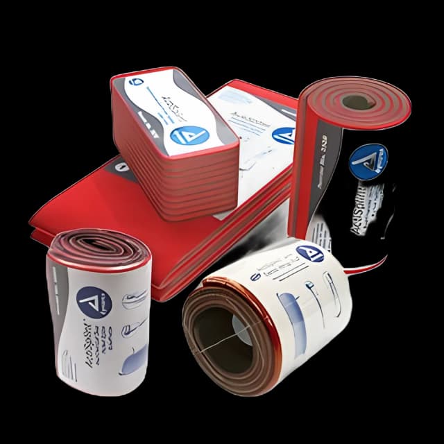 ActiSplint™ General Purpose Splint Rolled Splint Foam / Polyethylene Gray / Red 4-1/4 X 36 Inch