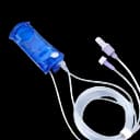 Enteral Feeding Pump Spike Set with Flush Bag Kangaroo OMNI™ ENPlus 1000 mL NonSterile