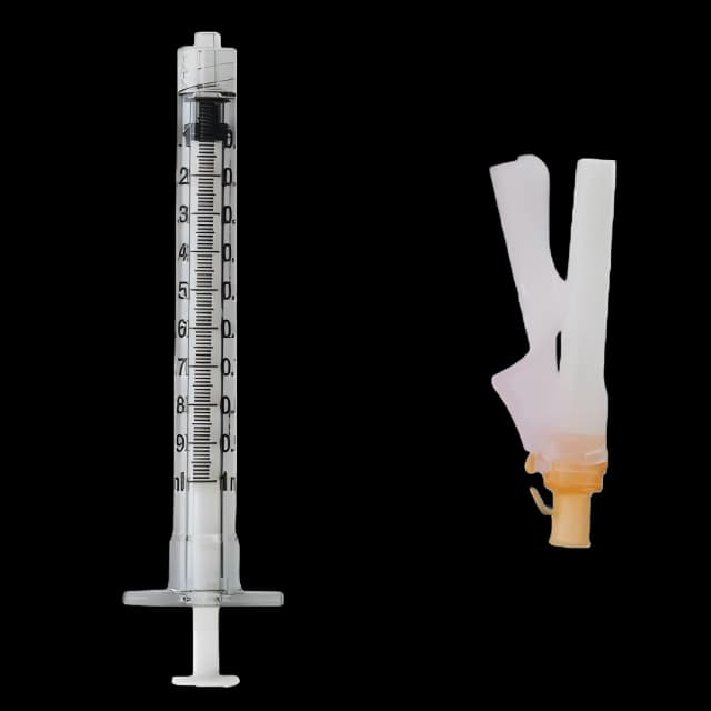 Safety Hypodermic Syringe with Needle Eclipse™ 1 mL 5/8 Inch 25 Gauge Hinged Safety Needle Thin Wall