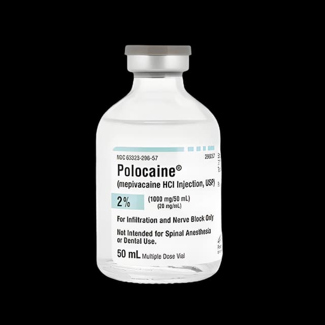 Polocaine® Mepivacaine HCl 2%, 20 mg / mL Injection Multiple-Dose Vial 50 mL - 1015880
