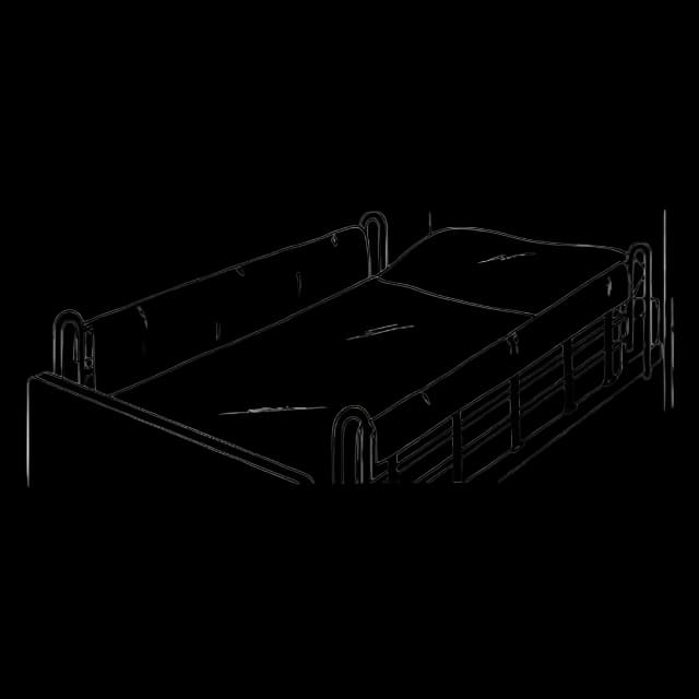 Bed Side Rail Bumper Pad Skil-Care™ 60 Inch Length