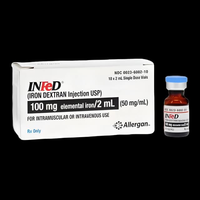 INFeD Iron Dextran 50 mg/mL Injection - Anemia Treatment