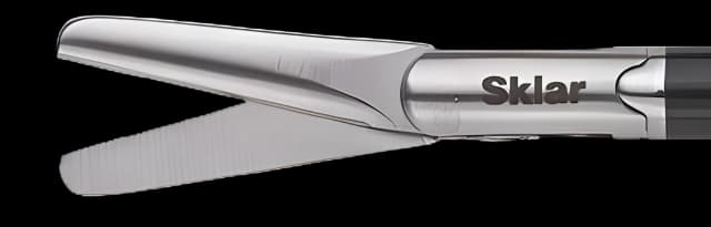 Laparoscopic Scissors Sklartech 5000™ Metzenbaum 33 cm OR Grade Stainless Steel / Plastic NonSterile Finger Ring Handle Straight Blunt Tip / Blunt Tip