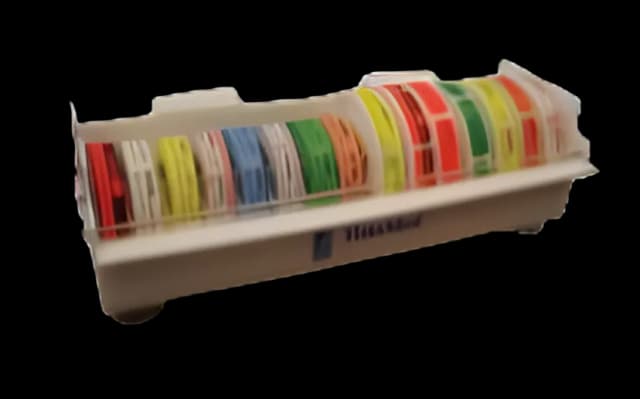 Label Dispenser Custom Time® 3-1/2 X 12-1/2 Inch Desktop Manual Pull Whte Plastic For use with Ansesthesia Tape and Labels