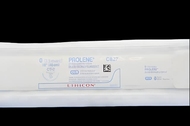 Nonabsorbable Suture with Needle Prolene™ Polypropylene CT-2 1/2 Circle Taper Point Needle Size 0 Monofilament - C827G