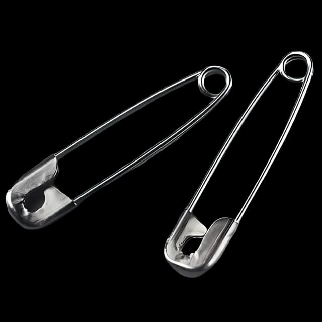 Safety Pin Number 1 Stainless Steel Sterile - 96-8105