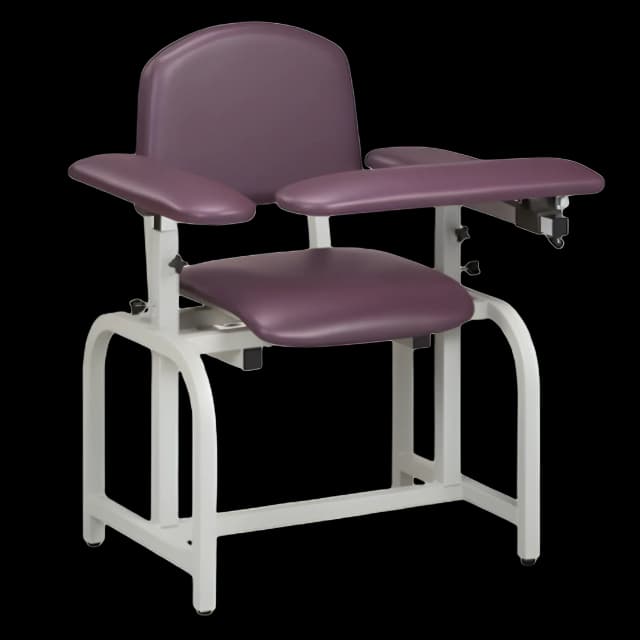 Blood Drawing Chair Lab X Series Single Adjustable Flip Up Armrest Desert Tan
