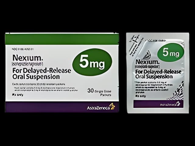 Nexium Esomeprazole 5mg Oral Suspension 30 Packets