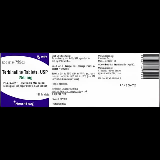 Buy Terbinafine HCl 250mg Tablets - NorthStar Rx Antifungal