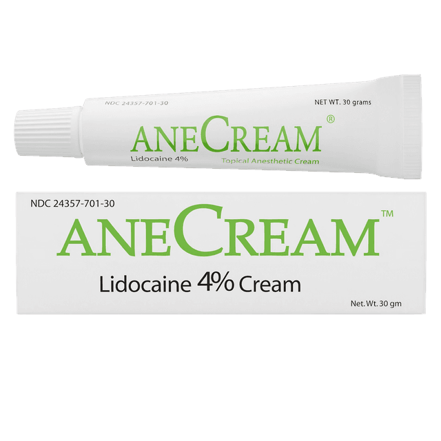 Topical Pain Relief AneCream™ 4% Strength Lidocaine Cream 30g