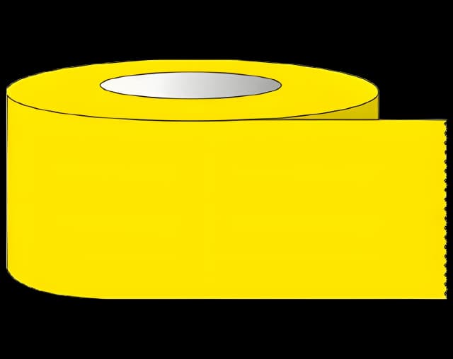 Shamrock Yellow Label Tape 3/4" x 60" for Labs & Medical Use