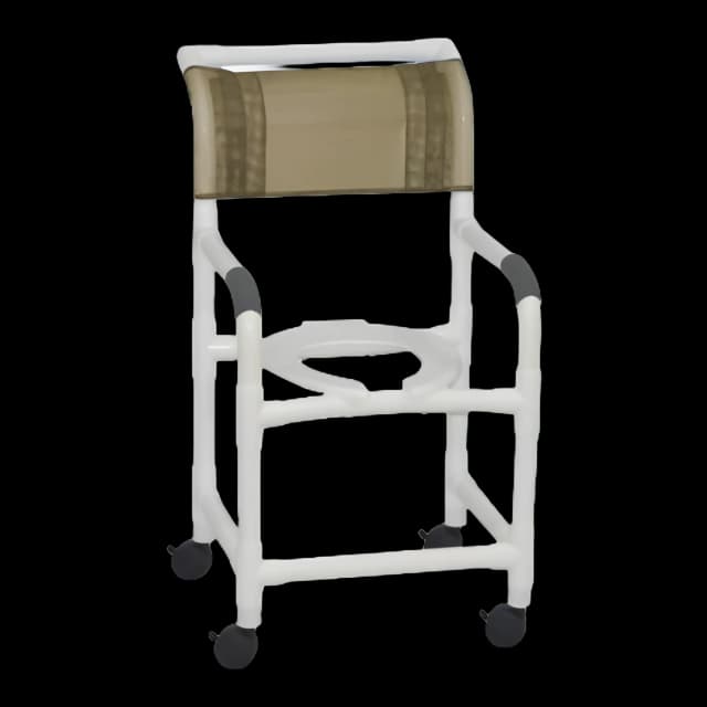 Shower Chair MJM International PVC Frame - 118-3TW - 1