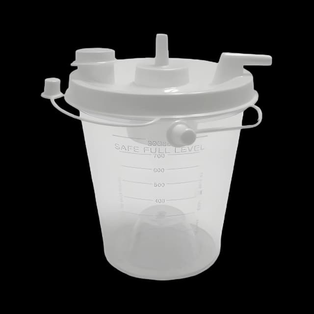 Suction Collection Bottle 800 mL Pour Lid