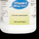 Vitamin Supplement McKesson Brand Vitamin E 1000 IU Strength Softgel 100 per Bottle