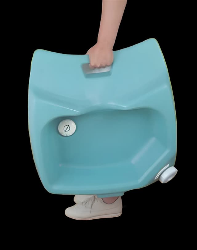 Shampoo Basin Fabrication Enterprises 8 X 24 X 24 Inch Green