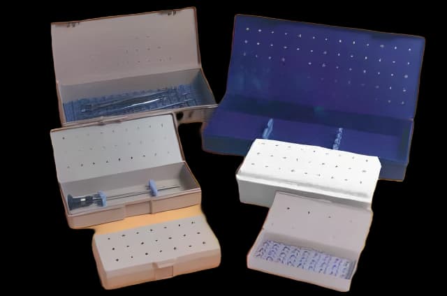 Instrument Tray ProTech™ Hinged Top Micro 1.75 X 3.25 X 7.25 Inch