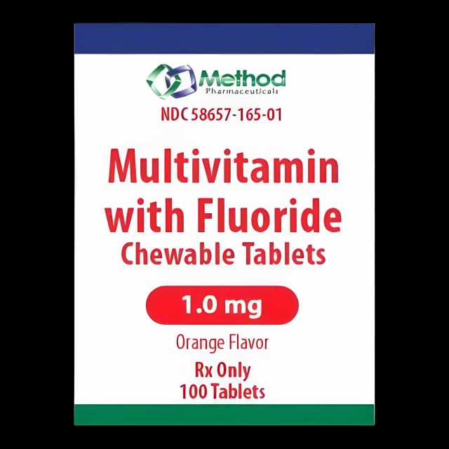 Multivitamin Supplement Chewable Tablet 100 per Bottle