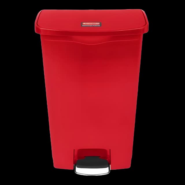 Rubbermaid Slim Jim 18 Gal Medical Trash Can