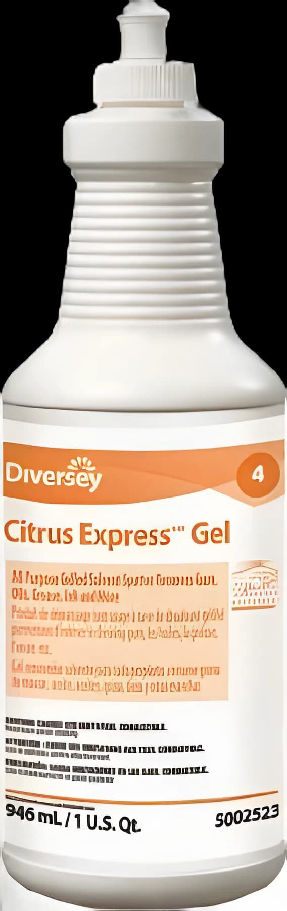 Carpet Stain Remover Diversey™ Citrus Express™ Gel 32 oz. Bottle Citrus Scent Manual Squeeze