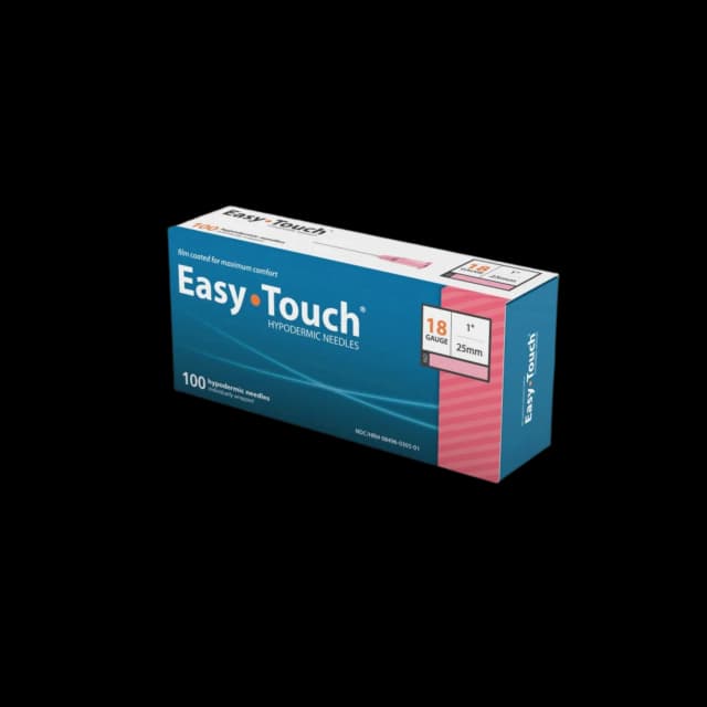 EasyTouch® 18 Gauge 1 Inch Length Hypodermic Needle