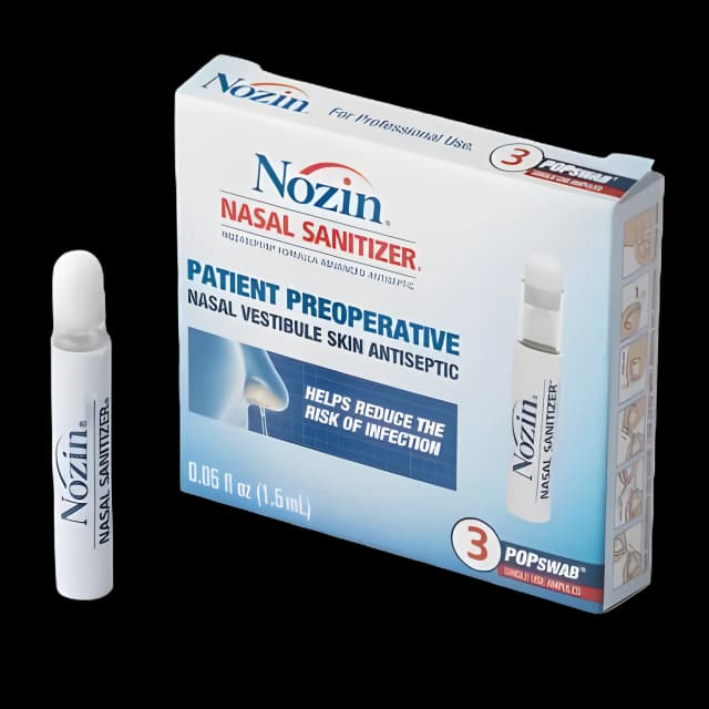 NOZIN® Preop Antiseptic Nasal Swab - Reduce Infection Risk