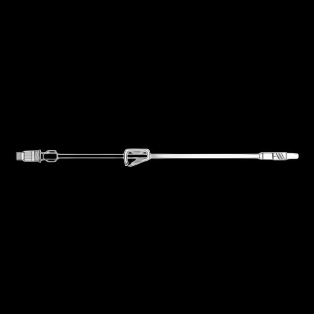 IV Extension Set MedSource Needle-Free Port 10 Inch Tubing Without Filter Sterile