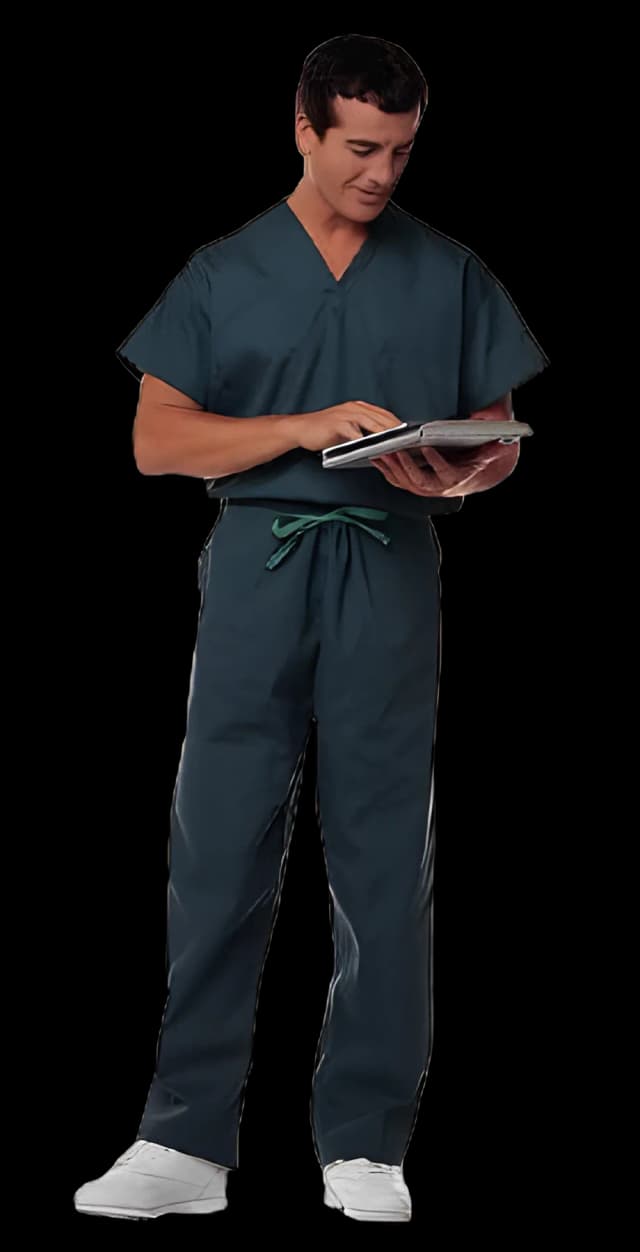 Scrub Shirt Synergy™ X-Large Ceil Blue 1 Pocket Short Set-In Sleeve Unisex