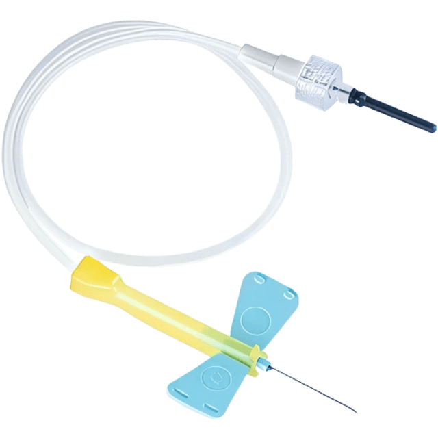 K-Shield® Advantage Blood Collection Set with Holder 23 Gauge 3/4 Inch Needle Length Safety Needle 12 Inch Tubing Sterile