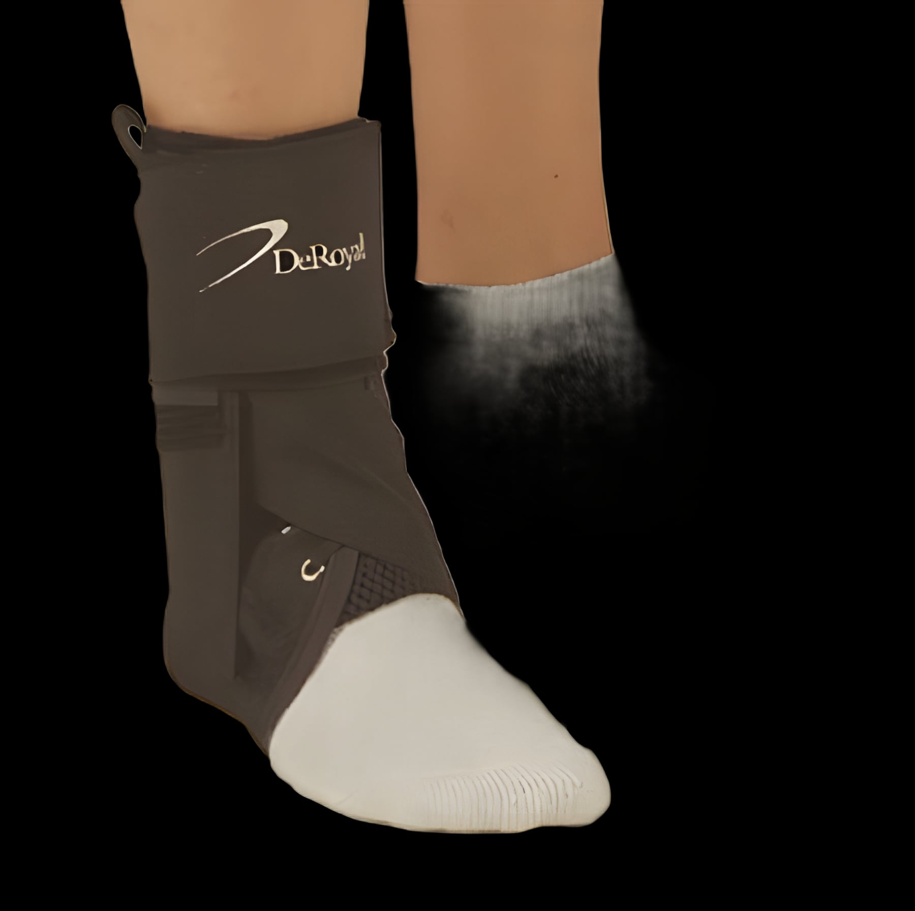Ankle Support DeRoyal® Medium Lace-Up / Cuff Closure Foot