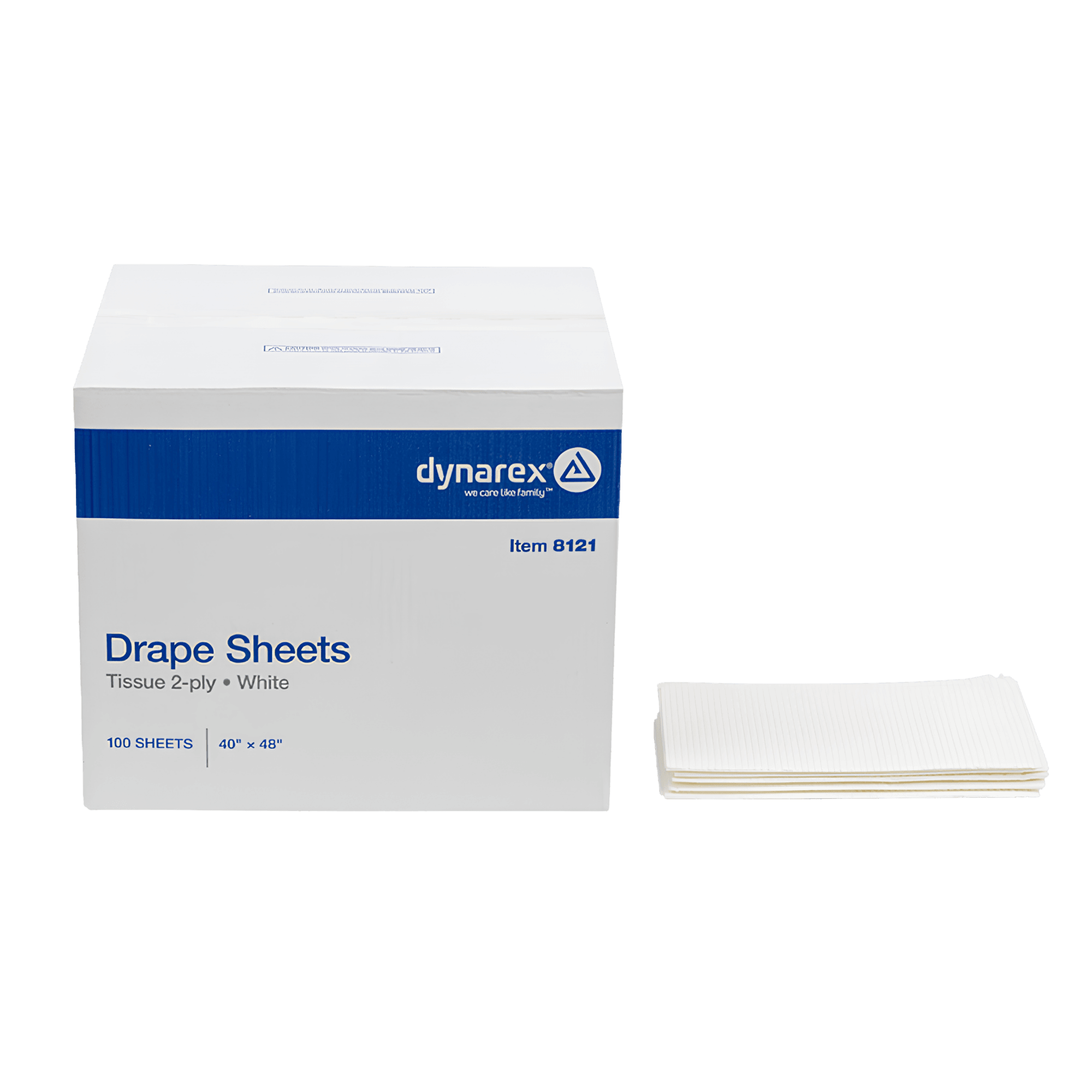 General Purpose Drape Standard Drape Sheet, White, 2-Ply, 40 W X 48 L Inch NonSterile