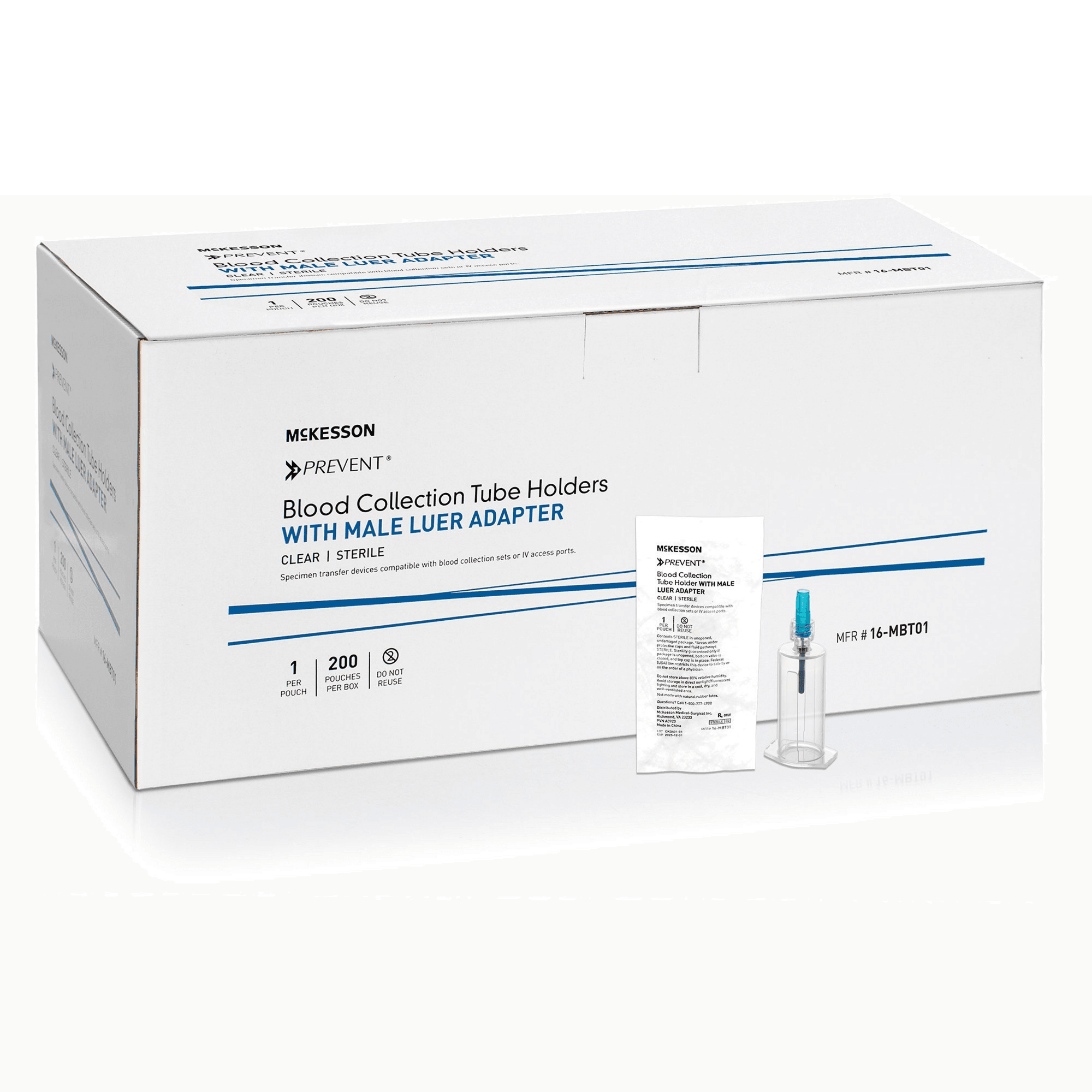 Blood Transfer Device with Luer Lock Adapter McKesson For the Needleless Transfer of Blood DEVICE, BLOOD TRANSFER W/ML END STR
