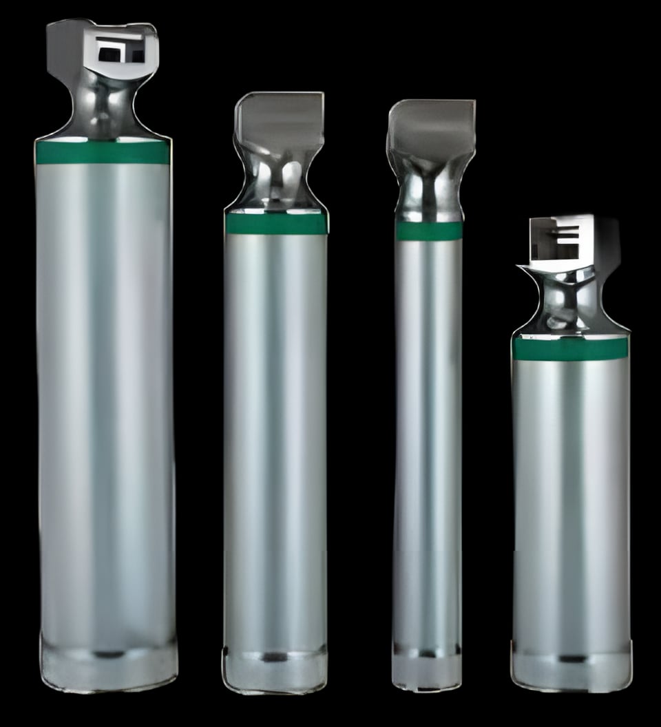 Laryngoscope Handle GreenLine® Chrome Plated Brass