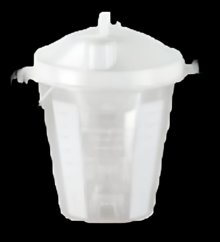 Suction Canister Precision Medical 800 mL Pour Lid