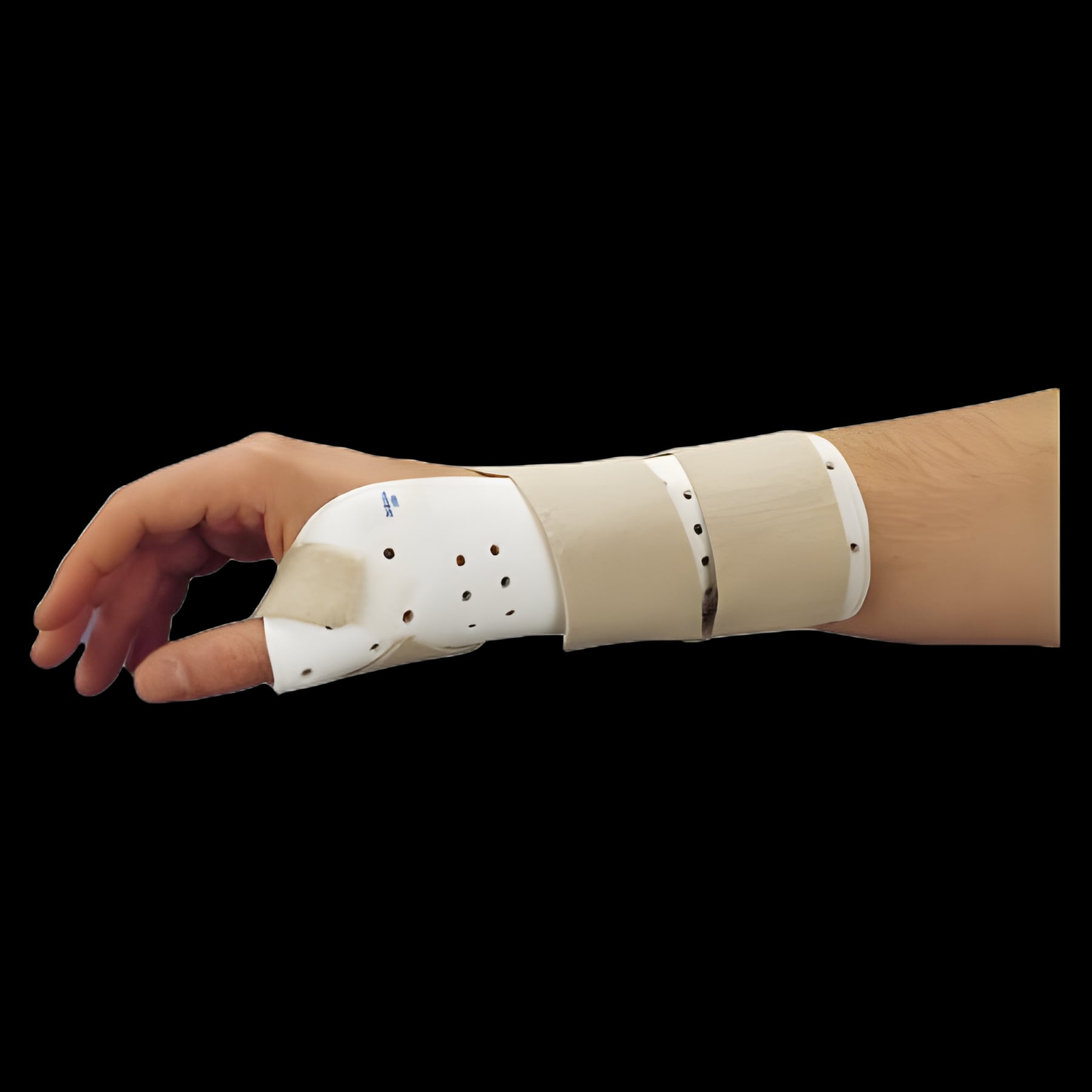 Thumb Splint DeRoyal® Small / Medium Hook and Loop Closure Off White