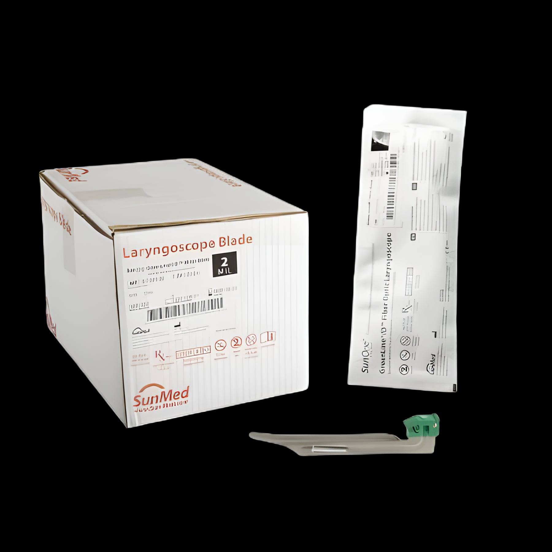 Laryngoscope Blade GreenLine® Miller Type Size 2 Child - 5-5333-02