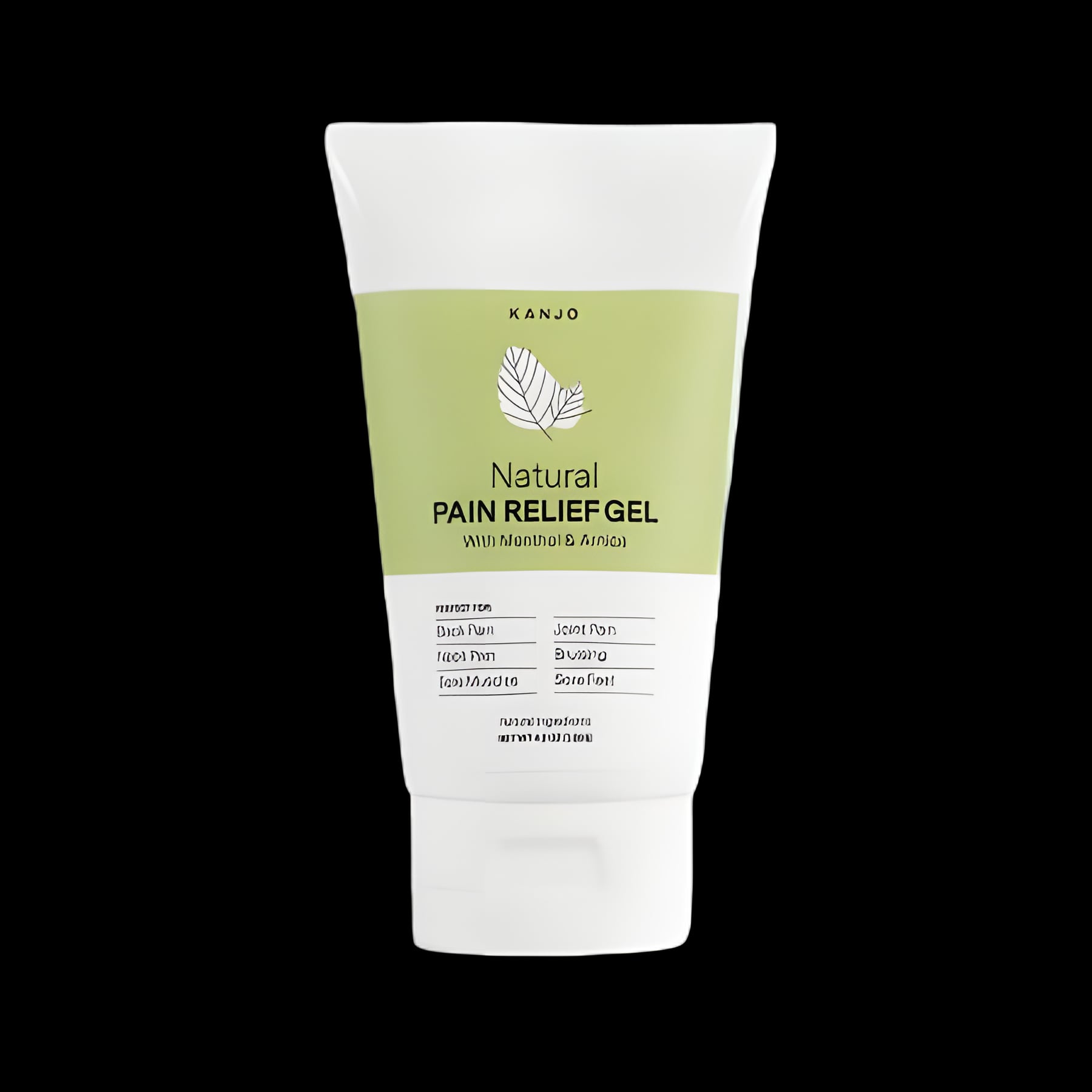 Topical Pain Relief Kanjo 5% Strength Menthol Topical Gel 4.2 oz.