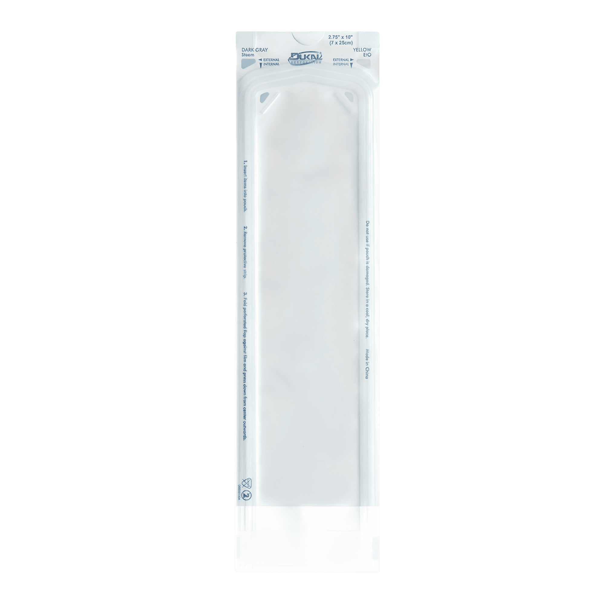 Sterilization Pouches, 2.75" x 10", 200/bx