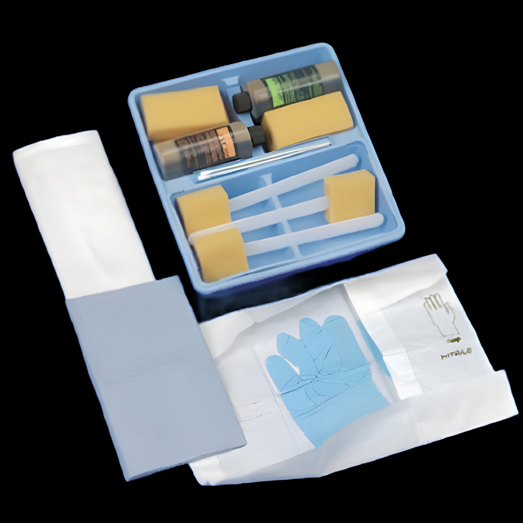 Prep Tray C without Gloves DeRoyal®