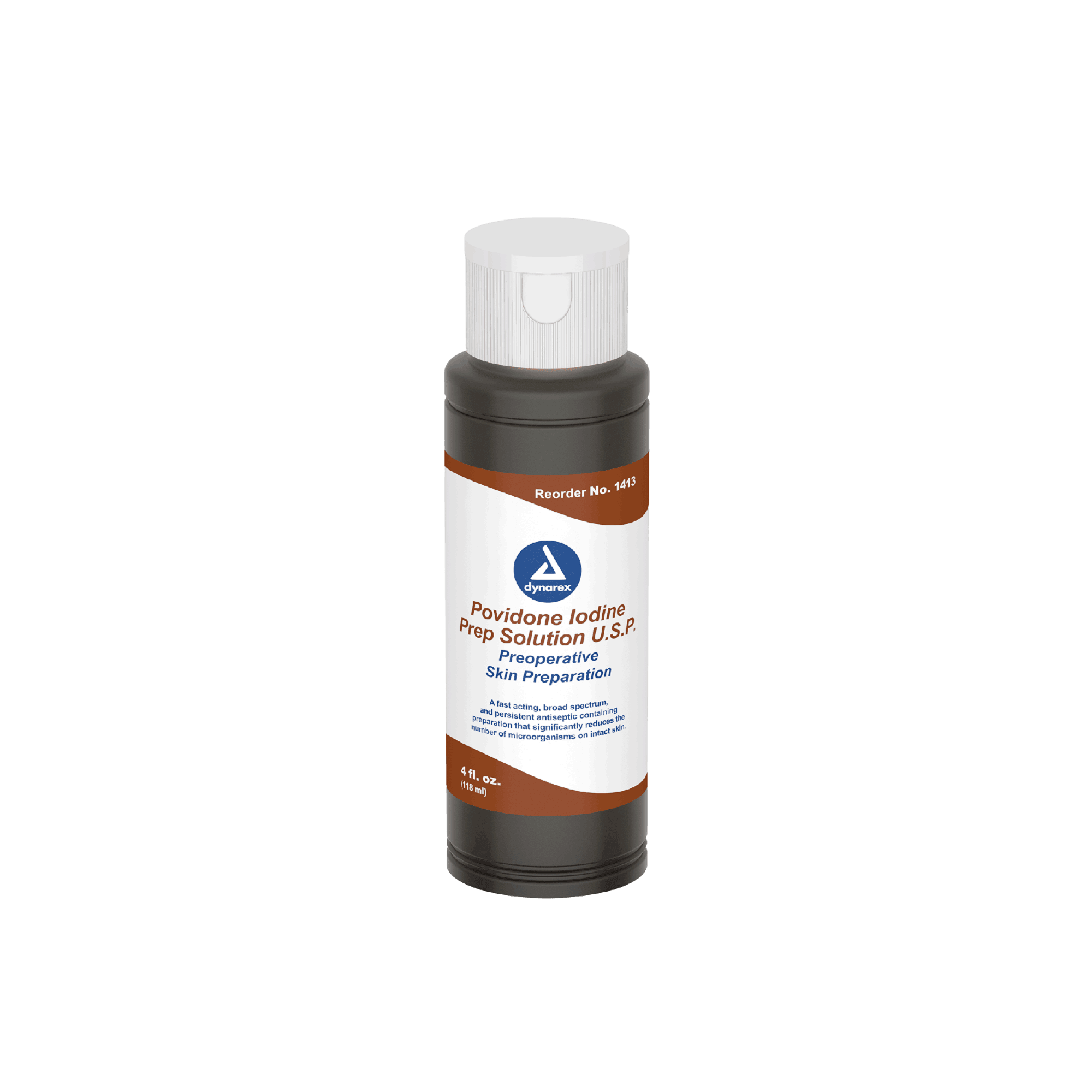 PVP Povidone Iodine Prep Solution 4oz